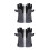 2Pairs Practical Grey Protective Gloves Industry Hand Protection Gear 4