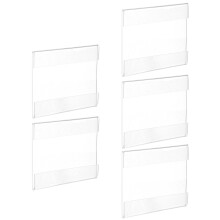 3 Count Acrylic Sign Price Display Holder Table Menu Stand Frame