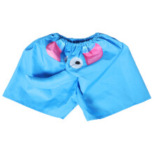 4Pcs Sky-Blue Elephant Pants Cute Sleepwear Novelty Party Shorts