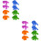 16Pcs Creative Dinosaur Kids Educational Toy Assorted Color Beach Set 6