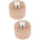 2 Count Baby Tooth Box Toothpicks Toothpaste Holder Umbilical Cord 8