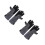 2Pairs Practical Grey Protective Gloves Industry Hand Protection Gear 7