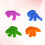 16Pcs Creative Dinosaur Kids Educational Toy Assorted Color Beach Set 10