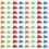80Pcs Children Pull Back Airplanes Toy Assorted Color Educational Gift 5