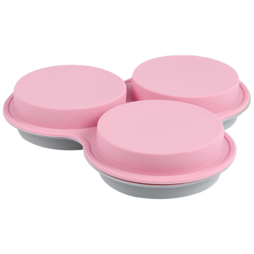 6Pcs Silicone Muffin Pan Non-Stick Assorted Color Cake Baking Molds