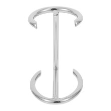 1Pc Practical Ferroalloy Razor Holder Silver Bathroom Organizer