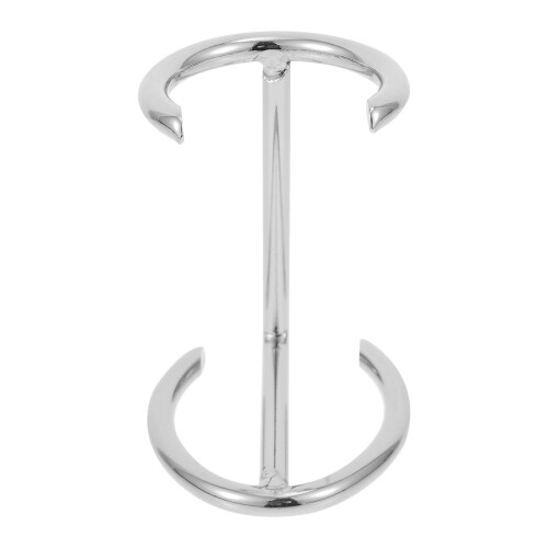 1Pc Practical Ferroalloy Razor Holder Silver Bathroom Organizer