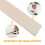2Pcs Light Brown Wood Bed Slats for Mattress and Bed Frame Support 8
