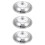3Pcs Thickened Glass Pan Lids Anti-Scald Pot Covers for Kitchen Use 8