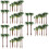 90Pcs Durable Plastic Mini Trees for Model Train Layout and DIY Decor 8