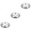3Pcs Thickened Glass Pan Lids Anti-Scald Pot Covers for Kitchen Use 5