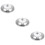 3Pcs Thickened Glass Pan Lids Anti-Scald Pot Covers for Kitchen Use 9
