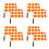 8 Pcs Football Flags Referee Flags Referee Equipments Handheld Flag 7