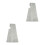 800Pcs Pe Protective Barber Apron Transparent Salon Cutting Cape 8