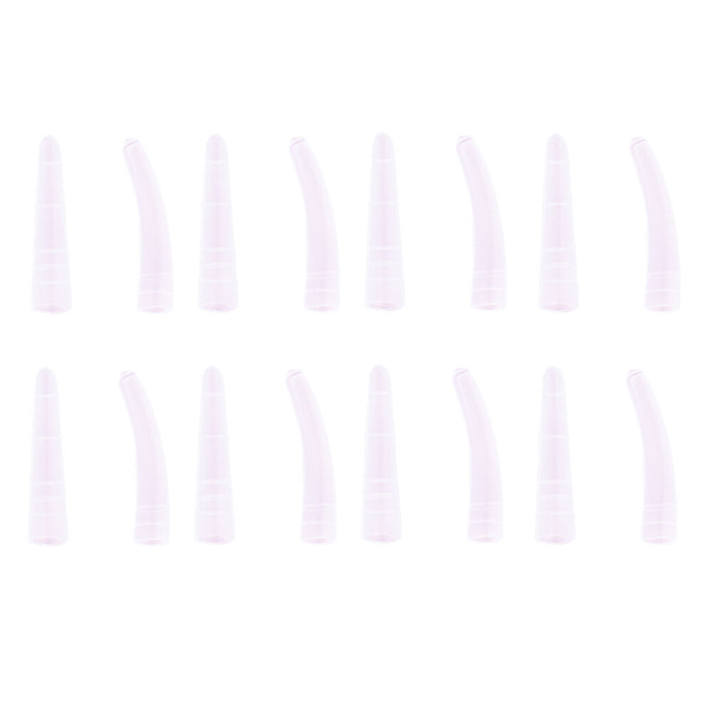 Totority 3 Sets Of Eyelash Grafting Tweezers Caps Sleeves Non