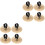 2 Pieces Cymbals For Dancing Belly Musical Instrument 3