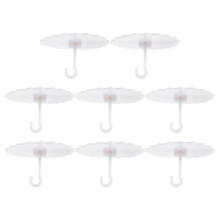 40Pcs Plastic Ceiling Mounted Hooks Strong Adhesive for Indoor