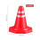 3 Count Road Signs Small Toy Construction Cones Mini Plastic Traffic 2