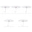 40Pcs Plastic Ceiling Mounted Hooks Strong Adhesive for Indoor 5