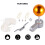 2 Sets Flag Pole Hat Head Accessories Outdoor Flagpole Buckle Hook 11