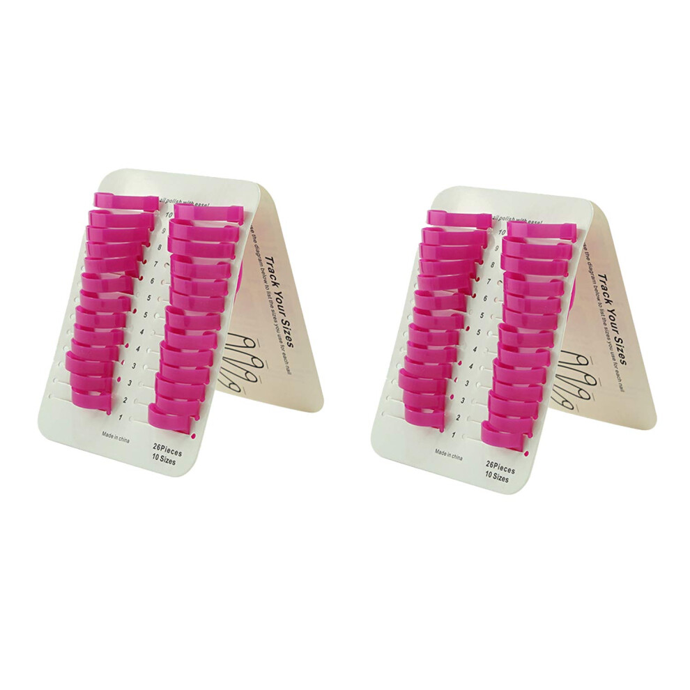 52 Pcs Spill Proof Nail Polish Protector Clips for Precision Manicure and Nail Art