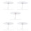 40Pcs Plastic Ceiling Mounted Hooks Strong Adhesive for Indoor 10
