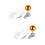 2 Sets Flag Pole Hat Head Accessories Outdoor Flagpole Buckle Hook 7