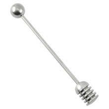 2Pcs Stainless Steel Honey Sticks Silver Honey Stirring Rods
