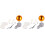 2 Sets Flag Pole Hat Head Accessories Outdoor Flagpole Buckle Hook 2