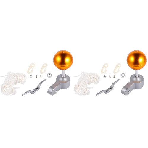 2 Sets Flag Pole Hat Head Accessories Outdoor Flagpole Buckle Hook 1