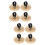 2 Pieces Cymbals For Dancing Belly Musical Instrument 7