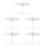 40Pcs Plastic Ceiling Mounted Hooks Strong Adhesive for Indoor 8