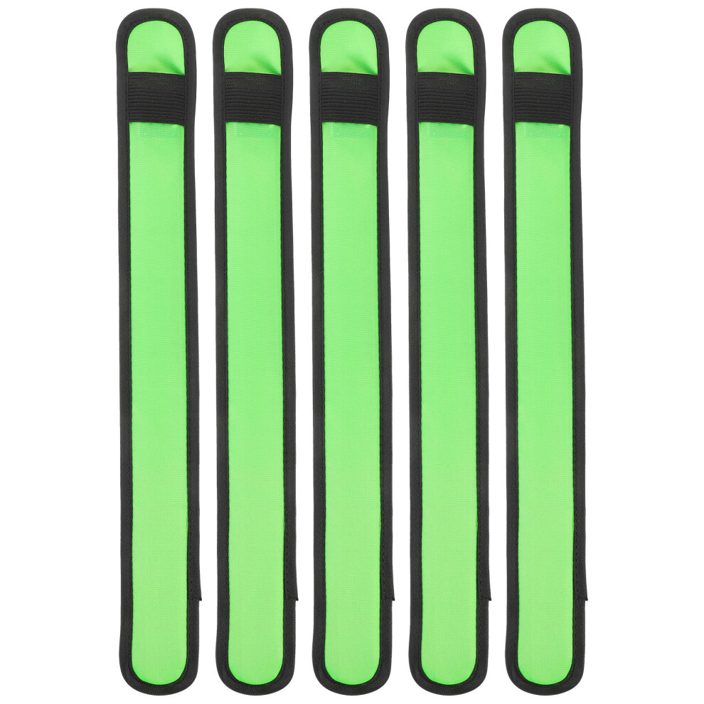 Photos - Other Trainers 10Pcs Green LED Slap Wristbands Reflective Running Fitness Armbands