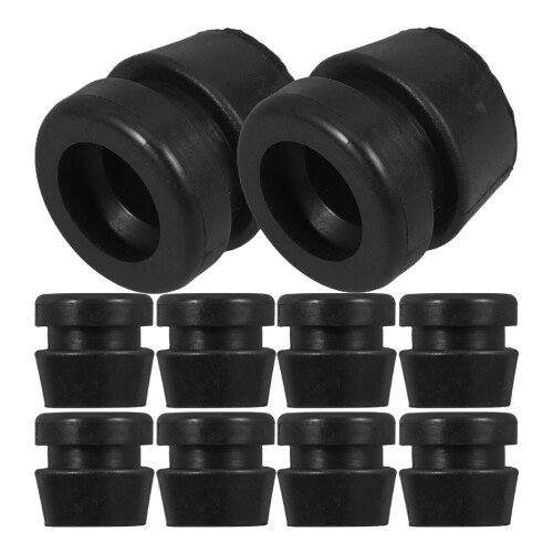 100Pcs Universal Black Rubber Chainsaw Anti-Vibration Isolation Pads 1