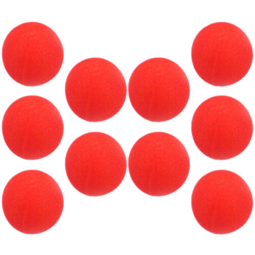 30 Pcs Red Sponge Balls Trick Performance Props