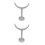 2 Pcs Alloy Guardrail Fitting Gate Fence Fixator Silver 9