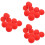30 Pcs Red Sponge Balls Trick Performance Props 8