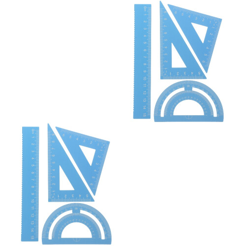 Mlins  2 Sets Smooth Surface Ruler Score Measurement Tools 2