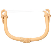 5Pcs Bamboo Teapot Handles Replacement Ergonomic Beige Kettle Grips