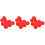 30 Pcs Red Sponge Balls Trick Performance Props 6
