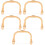 5Pcs Bamboo Teapot Handles Replacement Ergonomic Beige Kettle Grips 9