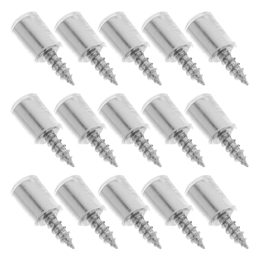 200Pcs Metal Self-Tapping Shelf Support Pegs For Wood Glass Cabinets 3623262086901