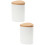2Pcs Plastic Toothpick Holder With Bamboo Lid 7