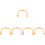 5Pcs Bamboo Teapot Handles Replacement Ergonomic Beige Kettle Grips 7