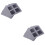42Pcs Window Screen Repair Net Dark Grey Self-Adhesive Patch for Home 6