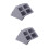 42Pcs Window Screen Repair Net Dark Grey Self-Adhesive Patch for Home 7