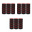9 Pcs Handlebar Grip Cover For Gym Barbell Squat Weight Pull- 3