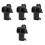 4Pcs Black ABS Projector Stand Pivot Adjustable Angle for Home Use 5