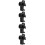 4Pcs Black ABS Projector Stand Pivot Adjustable Angle for Home Use 9