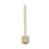 2Pcs Snare Drum Mallets Felt Head Wood Handle Light Brown Drum Sticks 3